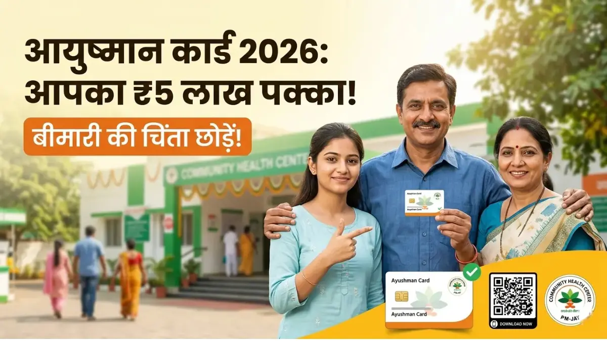 Ayushman Bharat Login 2026: www.pmjay.gov.in पर लॉगिन करें और पाएं ₹5 लाख तक का मुफ्त इलाज Ayushman Bharat www.pmjay .gov .in Login 2026