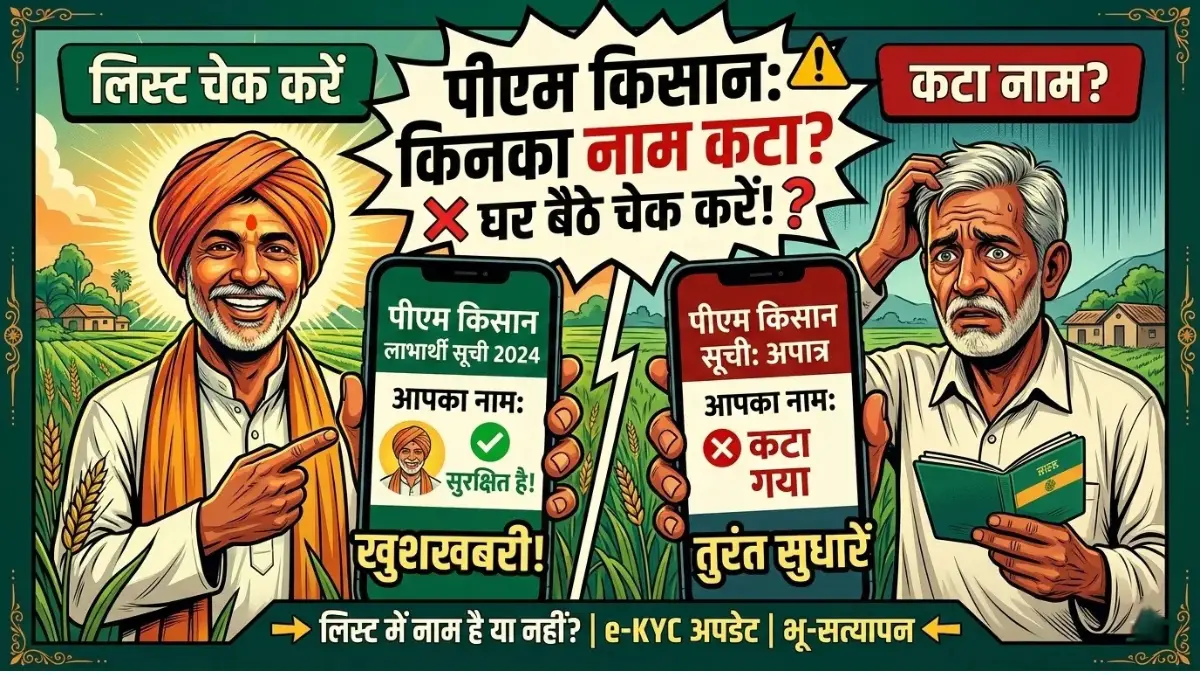 ЁЯФе PM Kisan Beneficiary List 2026: PM рдХрд┐рд╕рд╛рди рд▓рд╛рднрд╛рд░реНрдереА рд╕реВрдЪреА рдореЗрдВ рдЕрдкрдирд╛ рдирд╛рдо рдХреИрд╕реЗ рдЪреЗрдХ рдХрд░реЗрдВ? рдЗрди рдХрд┐рд╕рд╛рдиреЛрдВ рдХрд╛ рдХрдЯрд╛ рдирд╛рдо 1 PM Kisan Beneficiary List 2026