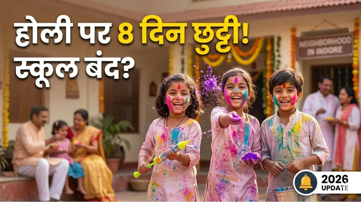 School Holidays 2026: बच्चों की मौज! होली पर मिल सकती हैं 8 दिन की छुट्टियां, देखें स्कूल हॉलीडे की पूरी लिस्ट School Holidays Holi 2026