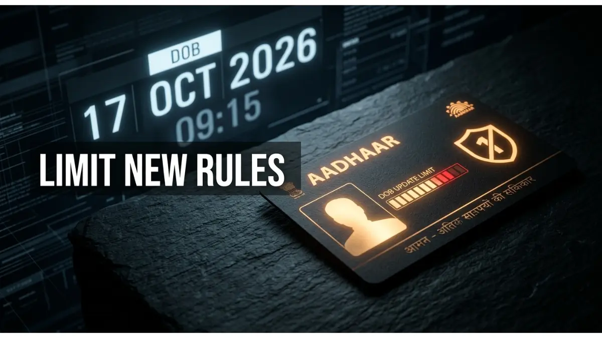 आधार कार्ड में नाम और जन्मतिथि बदलने की लिमिट खत्म
