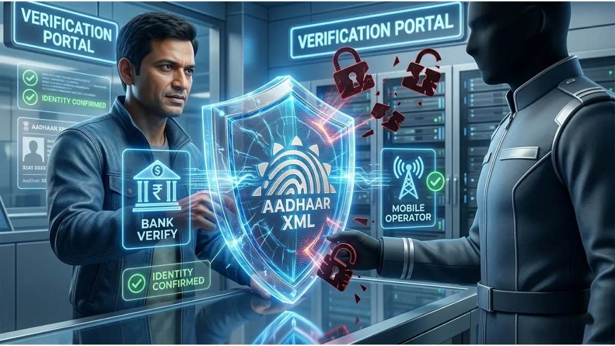 बिना आधार नंबर बताए पूरा होगा आपका KYC! जानें क्या है 'Paperless Offline e-KYC' और कैसे यह आपकी प्राइवेसी को बनाता है लोहे जैसा मजबूत 1 Paperless Offline e-KYC