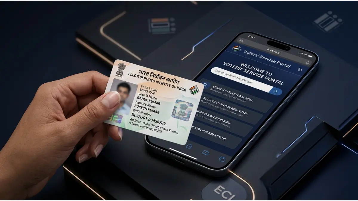 New Voter ID Card Registration: अब मोबाइल से घर बैठे बनाएँ अपना वोटर आईडी, देखें ऑनलाइन Apply करने का पूरा Process 1 नया वोटर आईडी कार्ड ऑनलाइन आवेदन