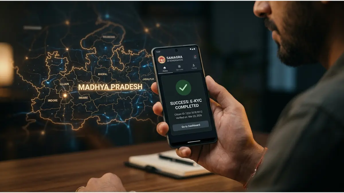 How to Use MP Samagra App 2026: समग्र मोबाइल ऐप से e-KYC और प्रोफाइल अपडेट कैसे करें? यहाँ देखें डाउनलोड लिंक और आसान तरीका 1 समग्र मोबाइल ऐप