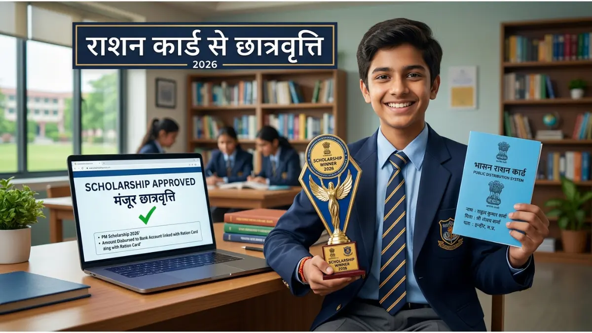 राशन कार्ड आधारित छात्रवृत्ति