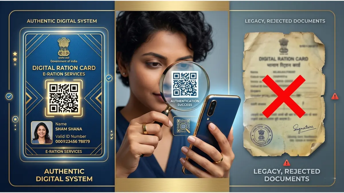 असली vs नकली राशन कार्ड