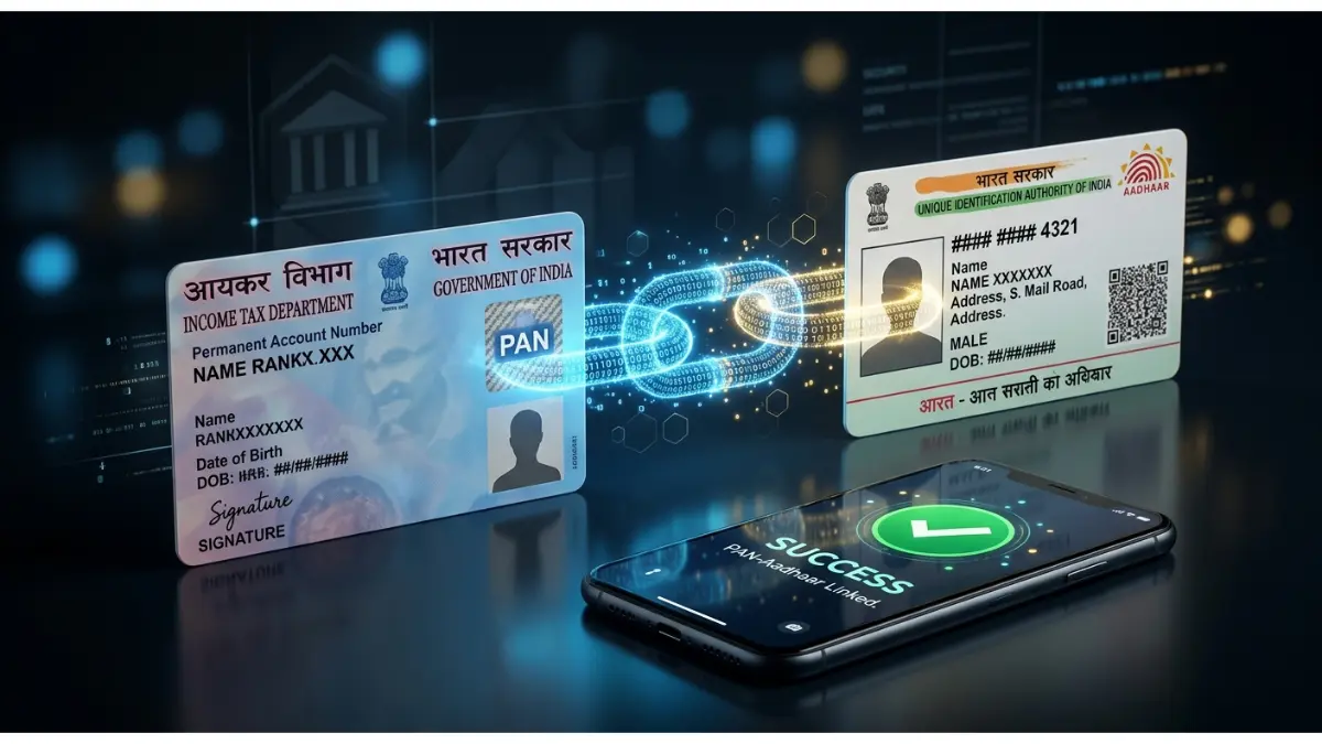 पैन कार्ड आधार से लिंक