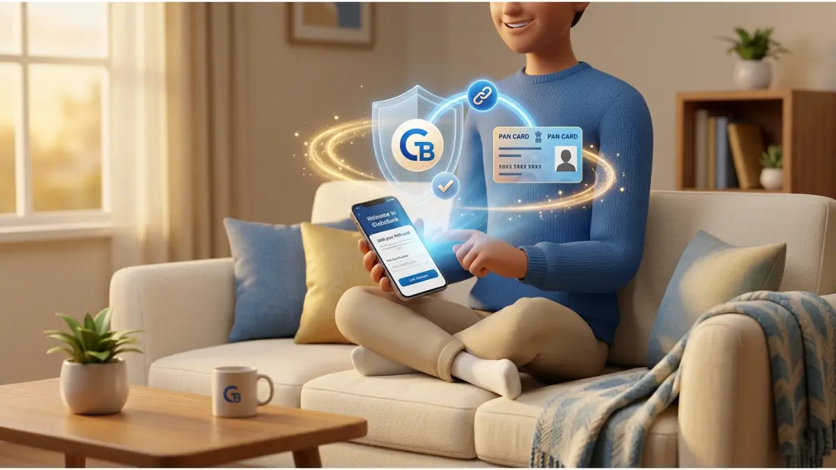 बैंक खाते में पैन कार्ड ऑनलाइन