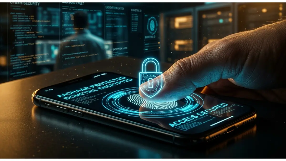 आधार बायोमेट्रिक लॉक कैसे करें? बस 2 मिनट का यह काम बचा सकता है आपका बैंक खाता; जानें फ्रॉड से बचने का सबसे पक्का तरीका! 1 आधार बायोमेट्रिक लॉक कैसे करें