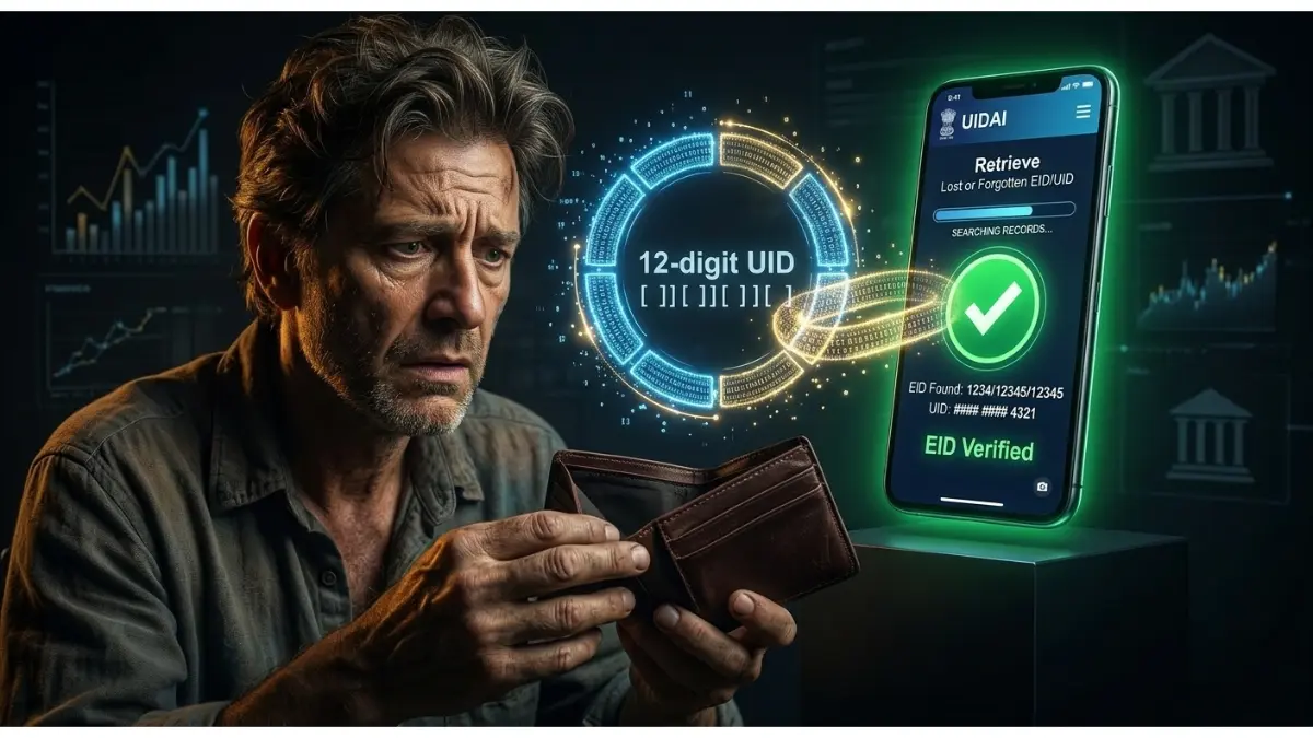 आधार कार्ड खो