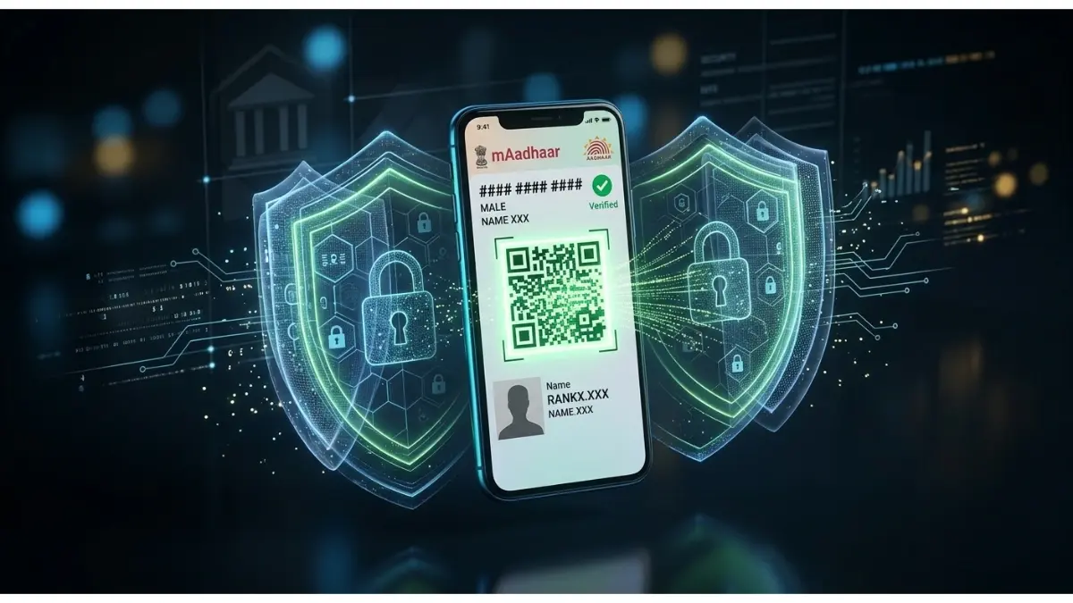 अब जेब में आधार कार्ड रखने की जरूरत खत्म! मोबाइल में डाउनलोड करें mAadhaar ऐप और पाएं 35 से ज्यादा सरकारी सुविधाएं; जानें इस्तेमाल का सही तरीका। 1 mAadhaar ऐप