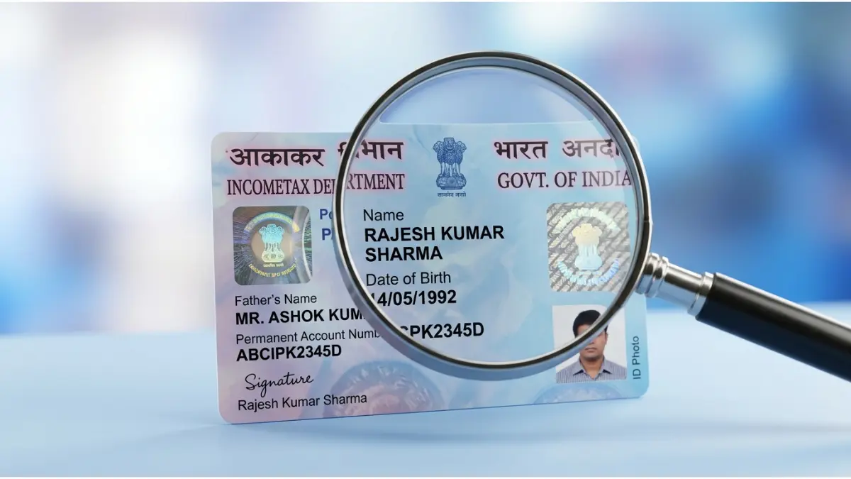 पैन कार्ड में नाम, जन्मतिथि और पिता का नाम ऑनलाइन कैसे सुधारें? 1 पैन कार्ड में नाम, जन्मतिथि और पिता का नाम ऑनलाइन कैसे सुधारें?