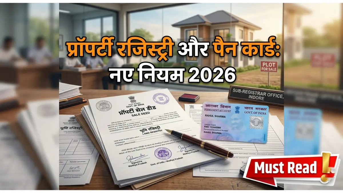 प्रॉपर्टी रजिस्ट्री और पैन कार्ड नियम