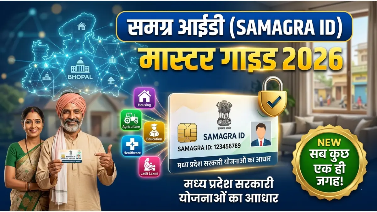 समग्र आईडी (Samagra ID) मास्टर गाइड 2026: मध्य प्रदेश सरकारी योजनाओं का आधार 1 समग्र आईडी