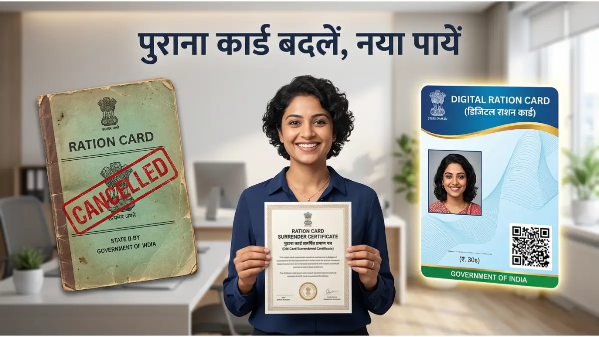 How to Surrender Ration Card Online: पुराना राशन कार्ड कैसे सरेंडर करें? यहाँ देखें 2026 की नई आवेदन विधि और Rules 1 राशन कार्ड विलोपन और नया आवेदन
