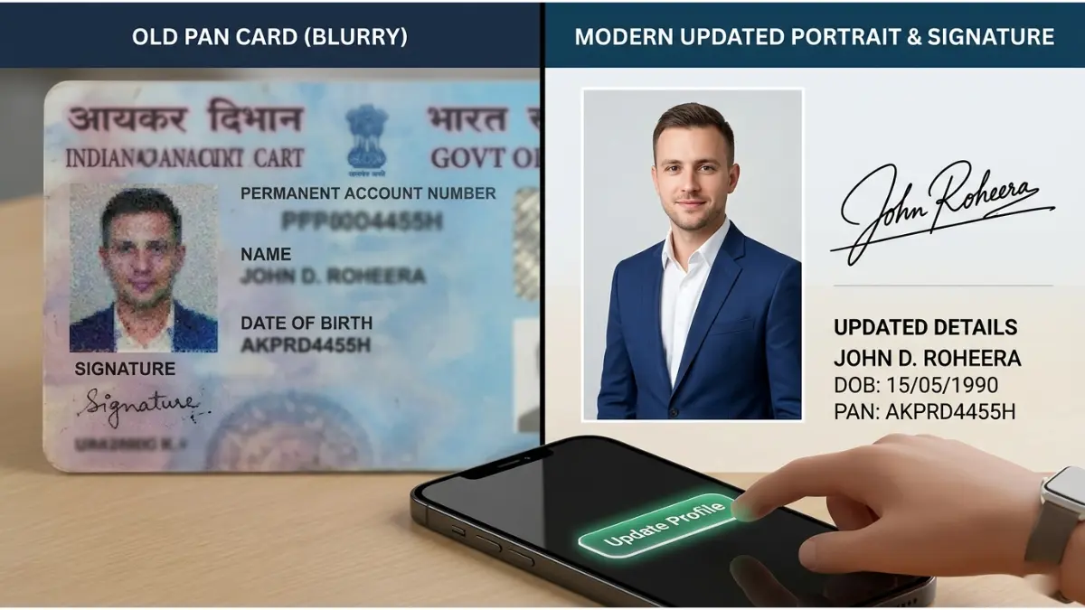 पैन कार्ड पर फोटो और सिग्नेचर