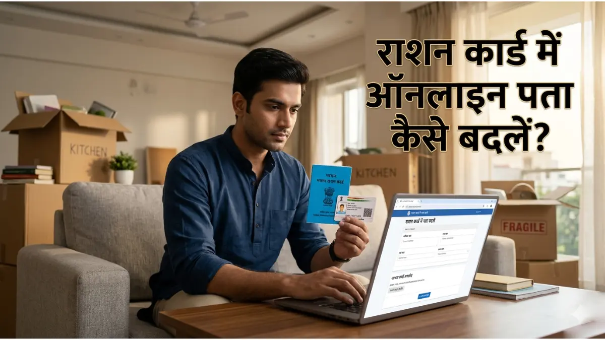 राशन कार्ड एड्रेस अपडेट