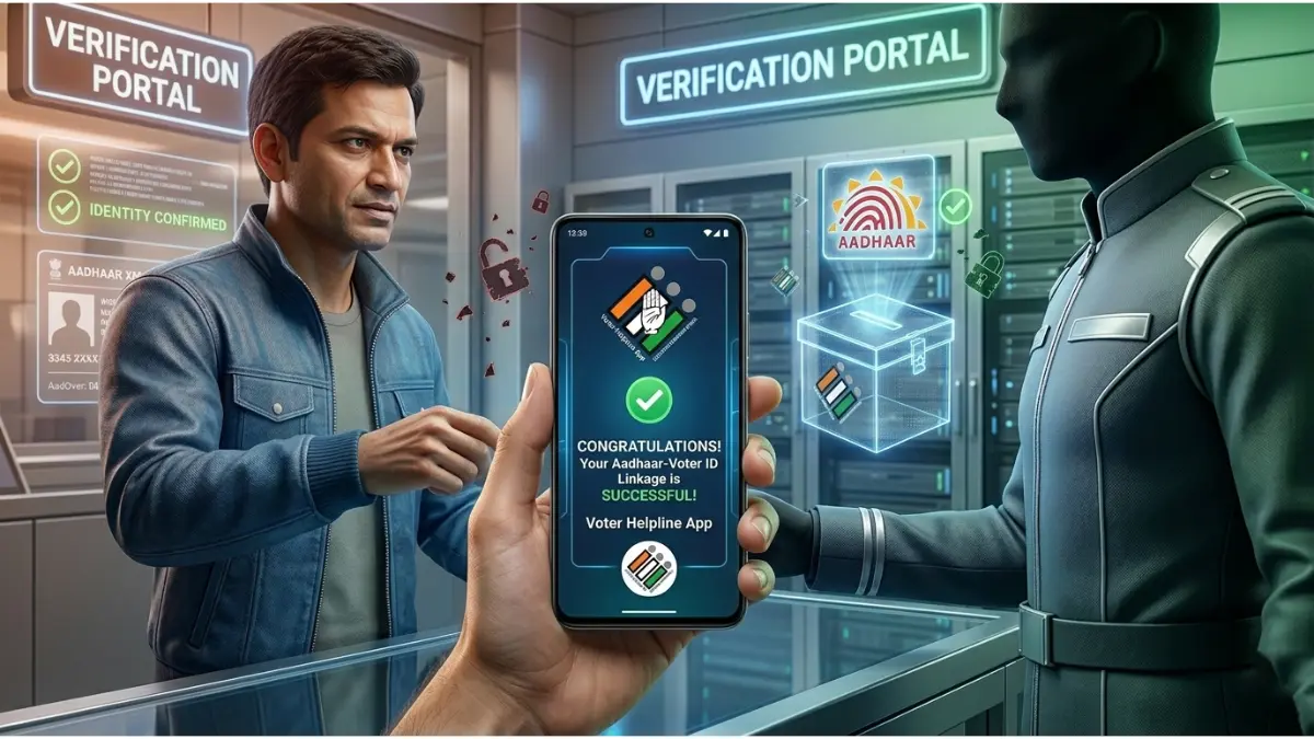 अब एक ही व्यक्ति दो जगह नहीं डाल पाएगा वोट! आधार को वोटर आईडी से लिंक करने का आया नया नियम; जानें घर बैठे फॉर्म 6B भरने का आसान तरीका 1 आधार को वोटर आईडी से लिंक