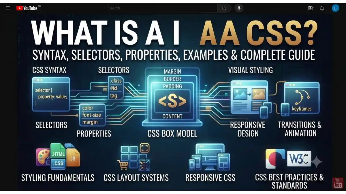 What Is CSS Syntax, Selectors, Properties, Examples & Complete Guide
