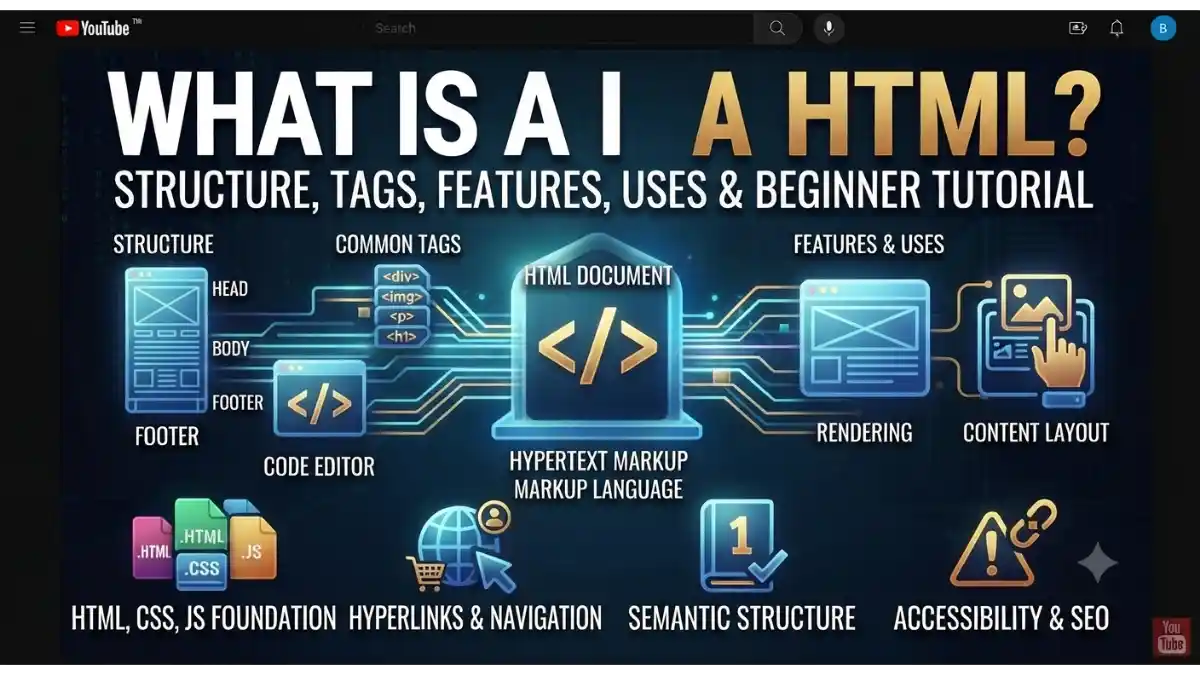 What Is HTML Structure, Tags, Features, Uses & Beginner Tutorial
